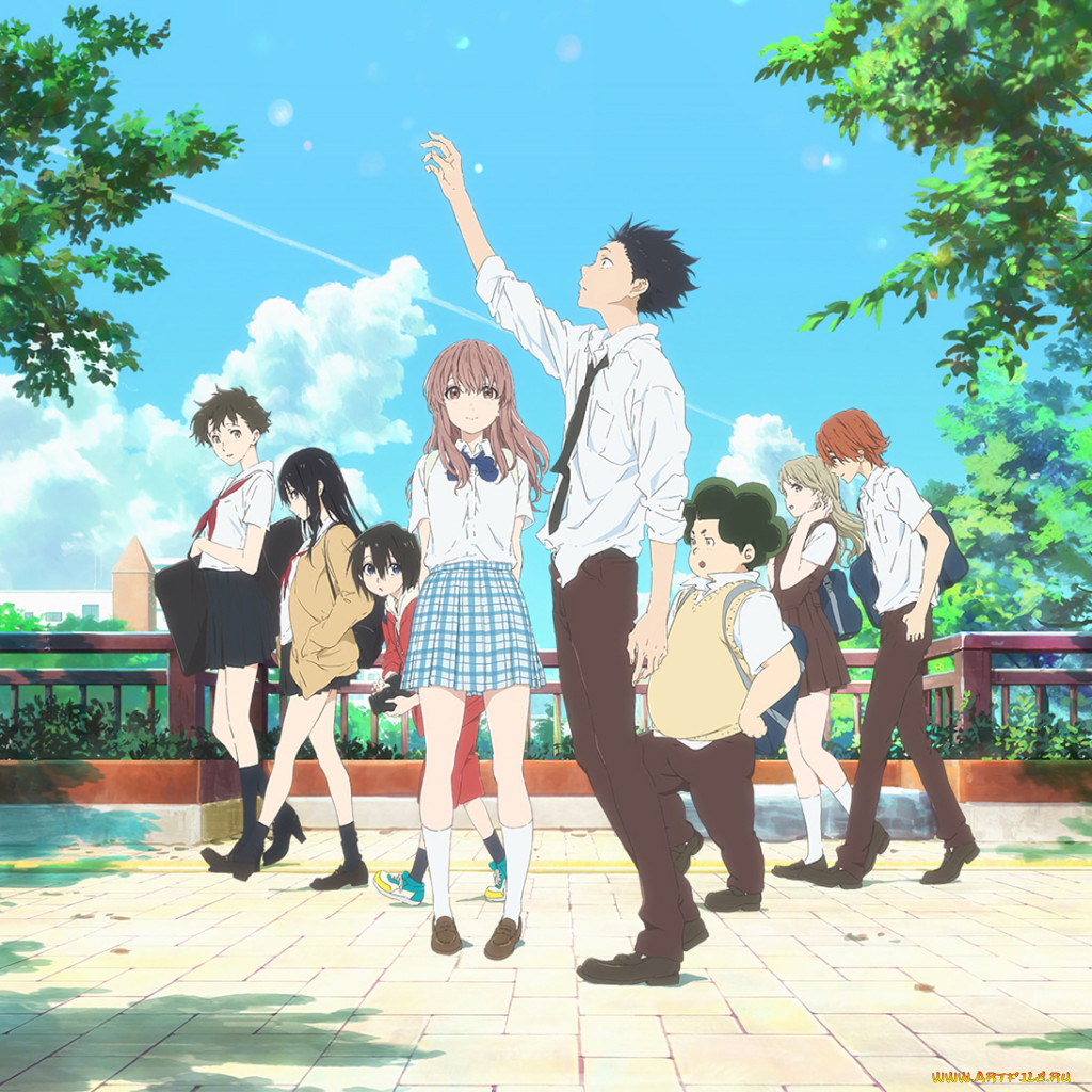 Обои Аниме Koe No Katachi, обои для рабочего стола, фотографии аниме, koe  no katachi, форма, голоса Обои для рабочего стола, скачать обои картинки  заставки на рабочий стол.